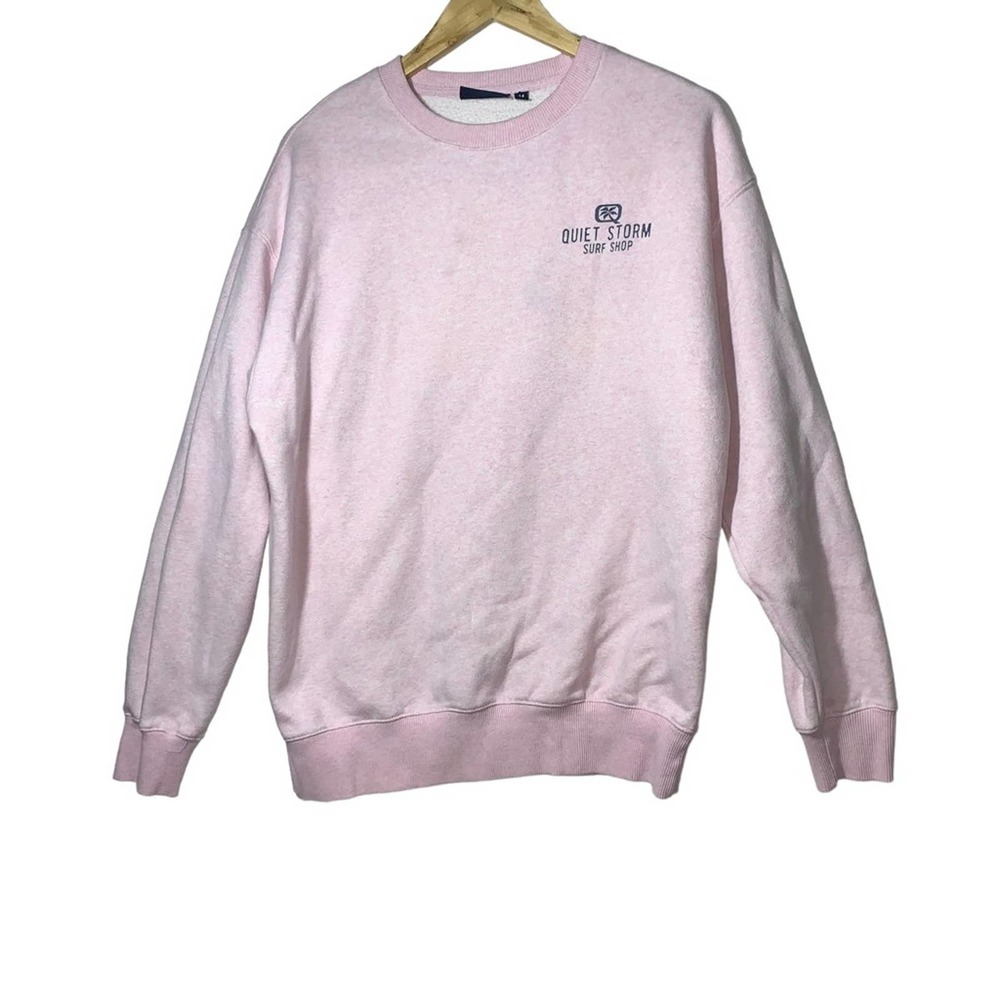 Quiet Storm surf shop  Pink sweatshirt size medium